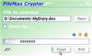 FileMax Cryptor screenshot